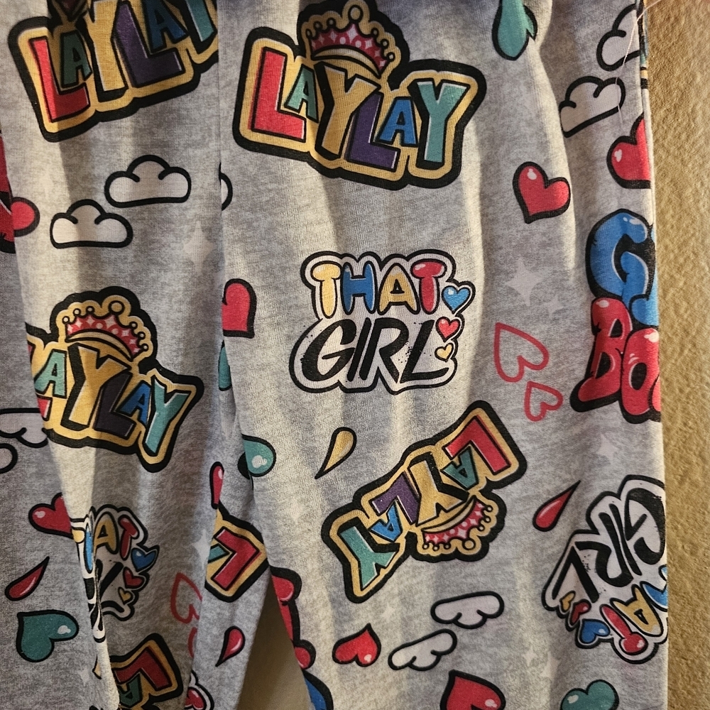 Nickelodeon Girl Boss Pajama Set - Pink and Gray - Picture 4 of 6